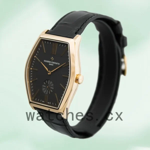 Vacheron Constantin Malte Men 40mm 82230/000R-9716 Black Dial Leather Strap - Image 3