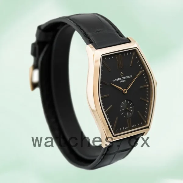 Vacheron Constantin Malte Men 40mm 82230/000R-9716 Black Dial Leather Strap - Image 4