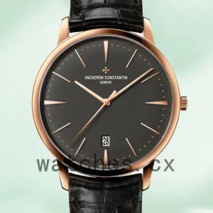 Vacheron Constantin Patrimony 85180/000R-9166 42mm Men Leather Strap