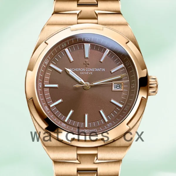 Vacheron Constantin Overseas 4500V/110A-B146-001 Men 42mm Rose Gold-tone Bracelet
