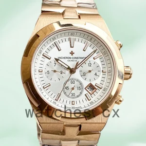 Vacheron Constantin Overseas 5500V/110A-B075-001 42mm Men White Dial Rose Gold-tone