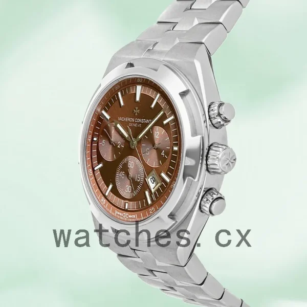 Vacheron Constantin Overseas 5500V/110A-B147 Men 42mm Bracelet Silver-tone - Image 3