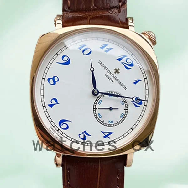 Vacheron Constantin Historiques Men 82035/000R-9359-001 41mm Rose Gold-tone White Dial