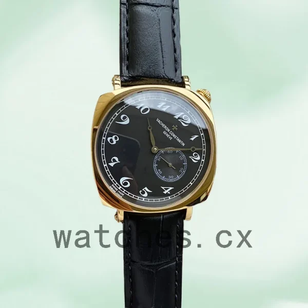 Vacheron Constantin Historiques 41mm Men 82035/000R-9359-002 Gold-tone Leather Strap - Image 2
