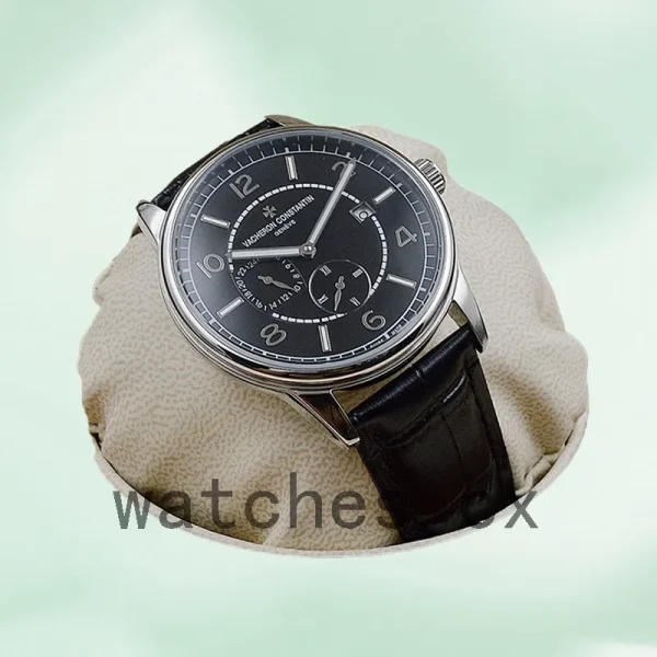 Vacheron Constantin Fiftysix FiftysixBKAL-001 40mm Men Leather Strap - Image 4