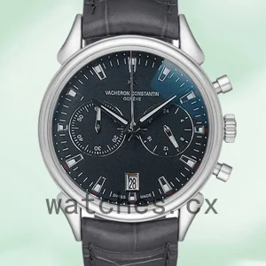 Vacheron Constantin Historiques Men HistoriquesBKSL-002 41mm Leather Strap Silver-tone