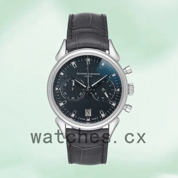 Vacheron Constantin Historiques Men HistoriquesBKSL-002 41mm Leather Strap Silver-tone - Image 2