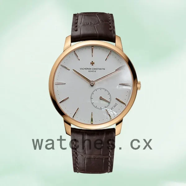 Vacheron Constantin Patrimony Men 40mm PatrimonyWSL-002 White Dial Leather Strap - Image 2