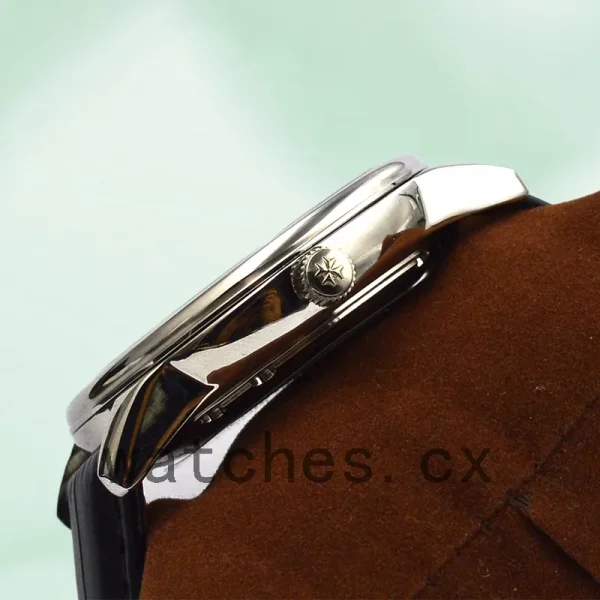 Vacheron Constantin Patrimony PatrimonyWSL-005 Men 40mm Silver-tone Leather Strap - Image 3