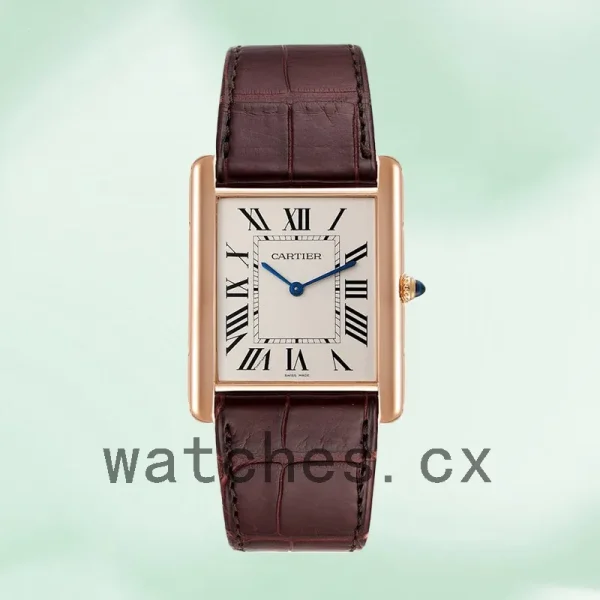 Cartier Tank Louis W1560017 28mm/36mm Ladies/Men's Rose Gold-tone - Image 2
