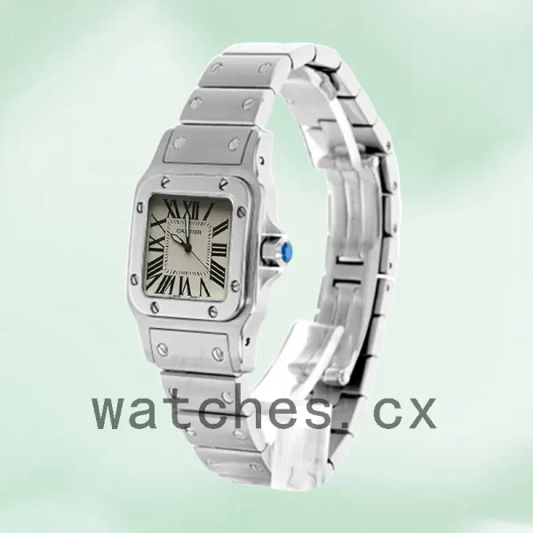 Cartier Santos Ladies 28mm W20056D6 Quartz Silver-tone - Image 3