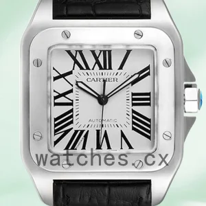 Cartier Santos W20073X8 38mm Men's Silver-tone