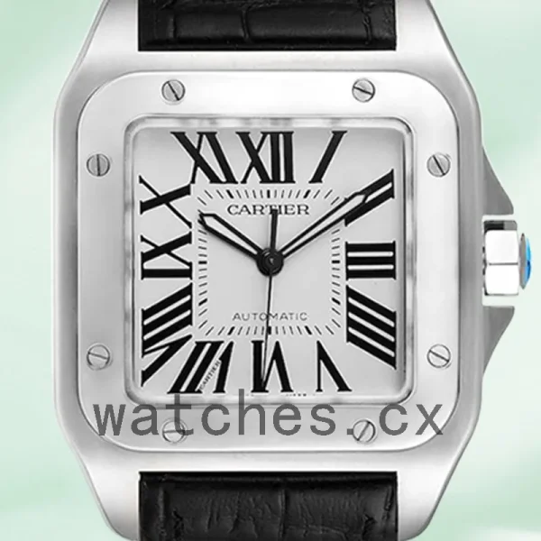 Cartier Santos W20073X8 38mm Men's Silver-tone