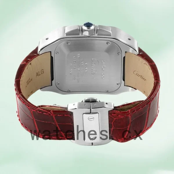 Cartier Santos Men's 42mm W20090X8 Quartz Silver-tone - Image 4