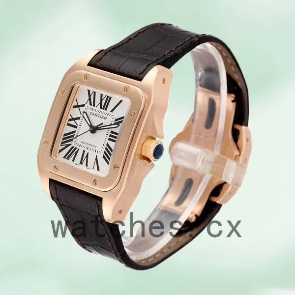 Cartier Santos 39mm Men's W20108Y1 Rose Gold-tone - Image 3