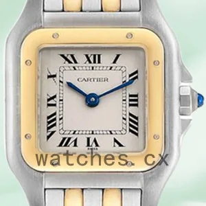 Cartier Panthere Ladies W25029B6 27mm/32mm Silver-tone White Dial