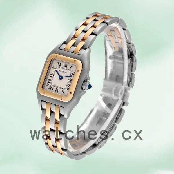 Cartier Panthere Ladies W25029B6 27mm/32mm Silver-tone White Dial - Image 3