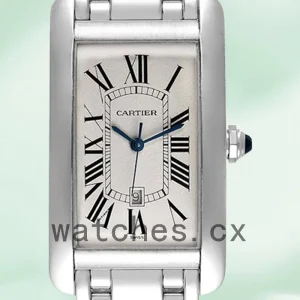 Cartier Tank Americaine 27mm W26032L1 Unisex Silver-tone