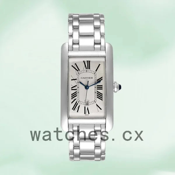 Cartier Tank Americaine 27mm W26032L1 Unisex Silver-tone - Image 2