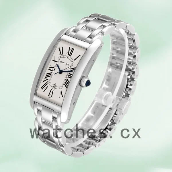 Cartier Tank Americaine 27mm W26032L1 Unisex Silver-tone - Image 3