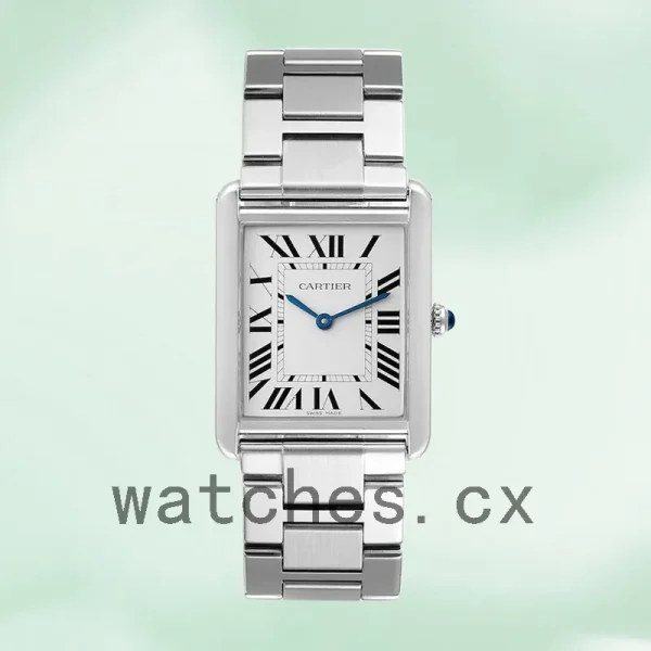 Cartier Tank Solo Ladies/Men's W5200014 27mm/36mm Quartz Silver-tone - Image 2