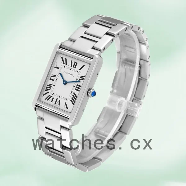 Cartier Tank Solo Ladies/Men's W5200014 27mm/36mm Quartz Silver-tone - Image 3