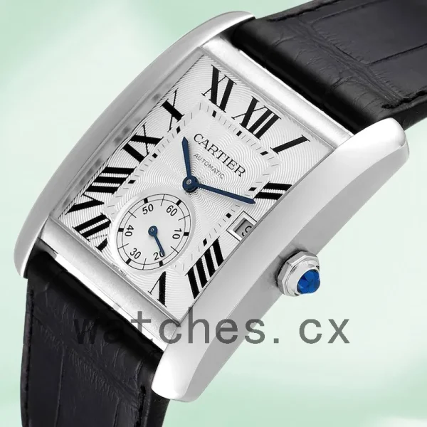 Cartier Tank MC W5330003  Men's Silver Dial Quartz - Image 3
