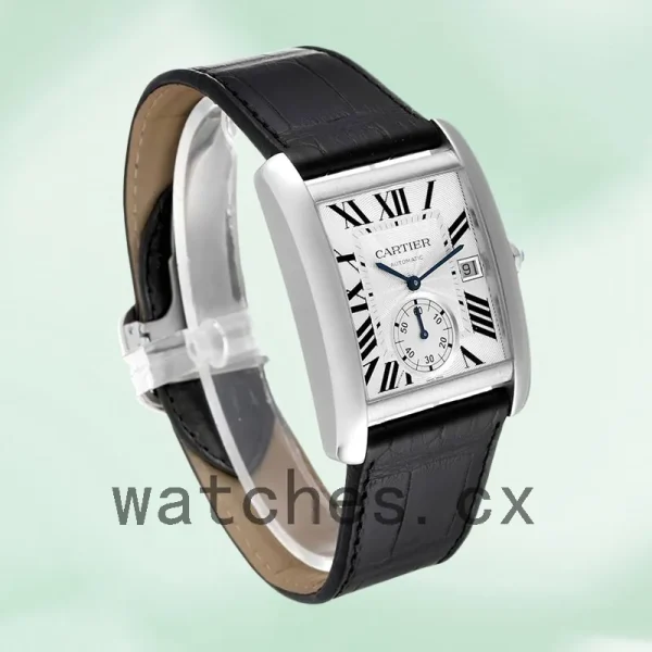 Cartier Tank MC W5330003  Men's Silver Dial Quartz - Image 4