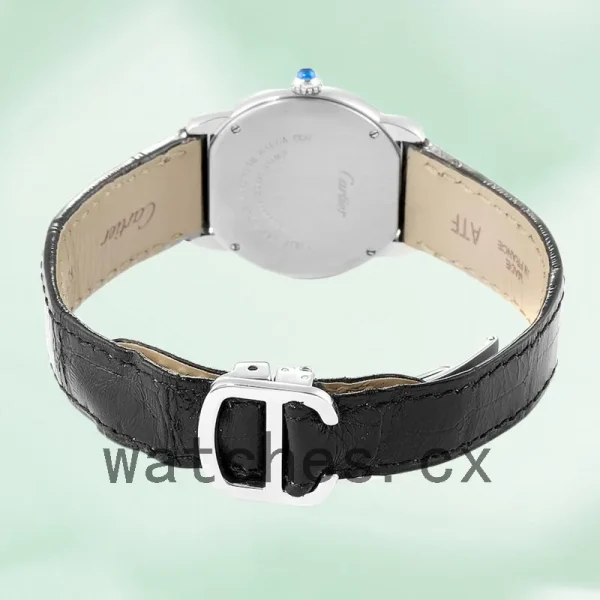 Cartier Ronde W6700155 35mm Ladies Strap Silver-tone - Image 4