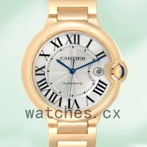 Cartier Ballon Bleu 42mm/36mm W69005Z2 Men's White Dial