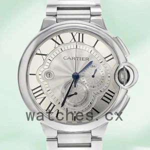 Cartier Ballon Bleu W6920002 47mm Men's Quartz/Automatic Silver-tone