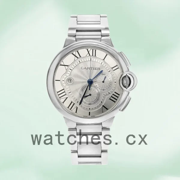 Cartier Ballon Bleu W6920002 47mm Men's Quartz/Automatic Silver-tone - Image 2