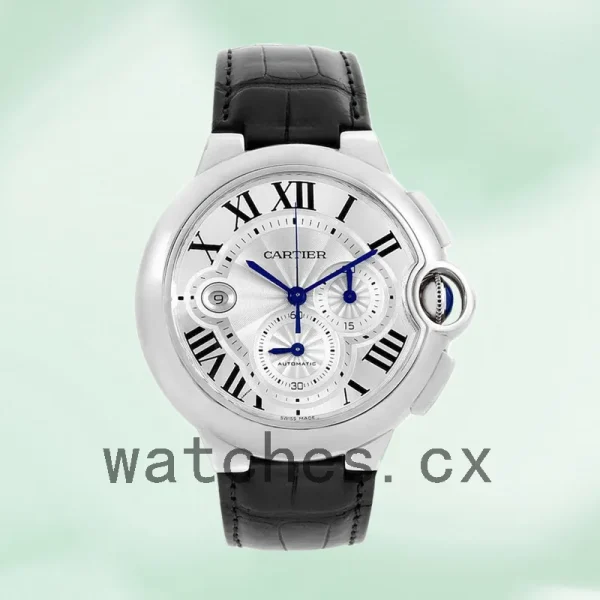 Cartier Ballon Bleu Men's 47mm W6920003 Silver Dial Silver-tone - Image 2