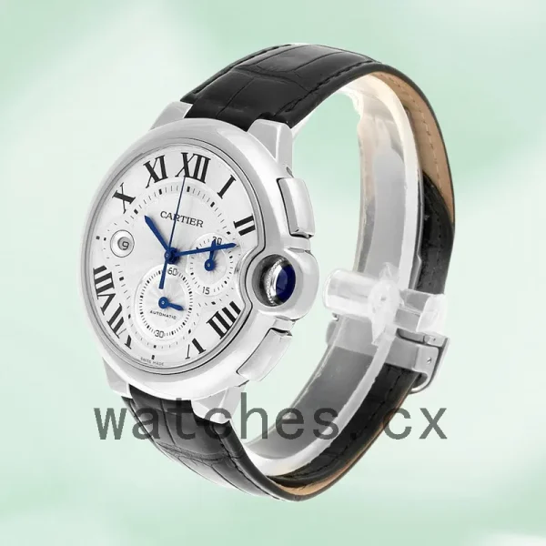 Cartier Ballon Bleu Men's 47mm W6920003 Silver Dial Silver-tone - Image 4