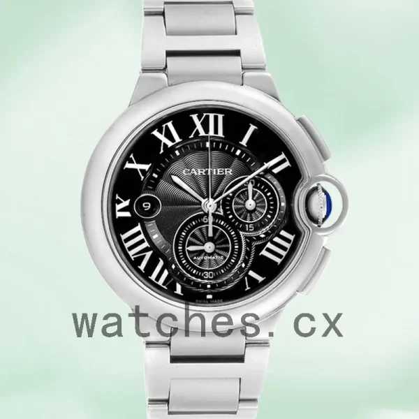 Cartier Ballon Bleu W6920077 Men's 47mm Bracelet - Image 2