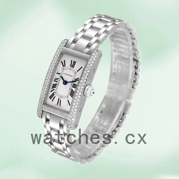 Cartier Tank Americaine WB7018L1 27mm Ladies Quartz Bracelet - Image 3
