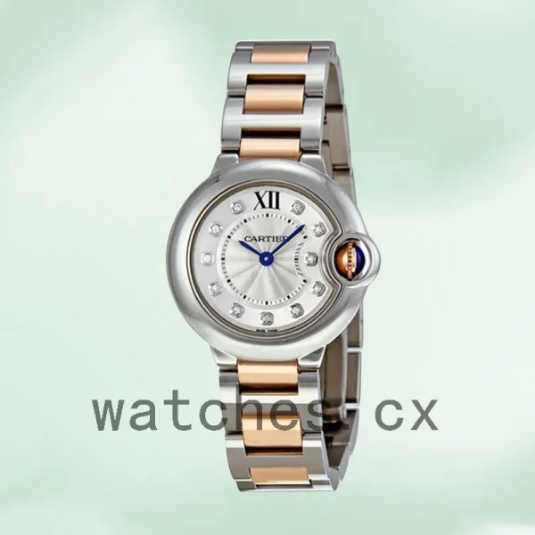 Cartier Ballon Bleu WE902030 36mm/28mm Ladies Silver-tone - Image 2