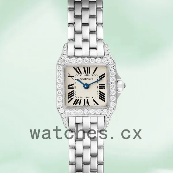 Cartier Santos Demoiselle Ladies 26mm WF9005Y8 Bracelet - Image 2