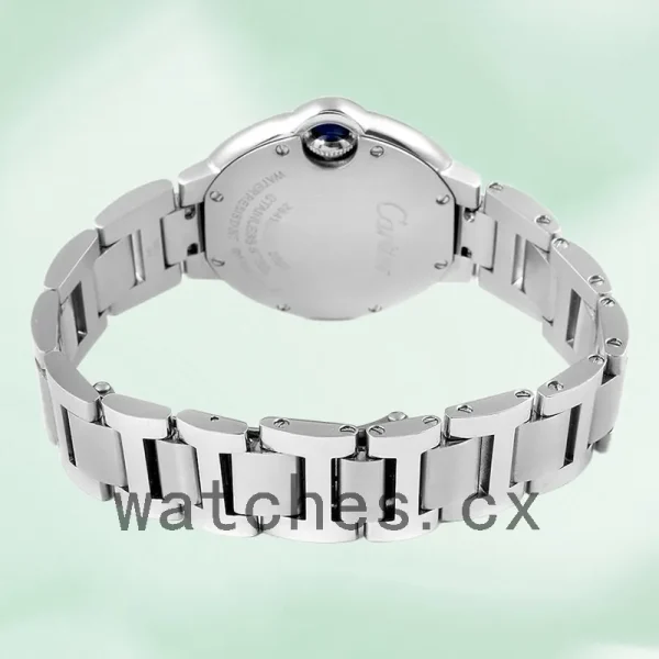 Cartier Ballon Bleu 36mm WSBB0033 Ladies Silver-tone Bracelet - Image 4
