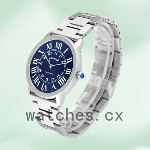 Cartier Ronde Men's 36mm WSRN0023 Blue Dial - Image 3
