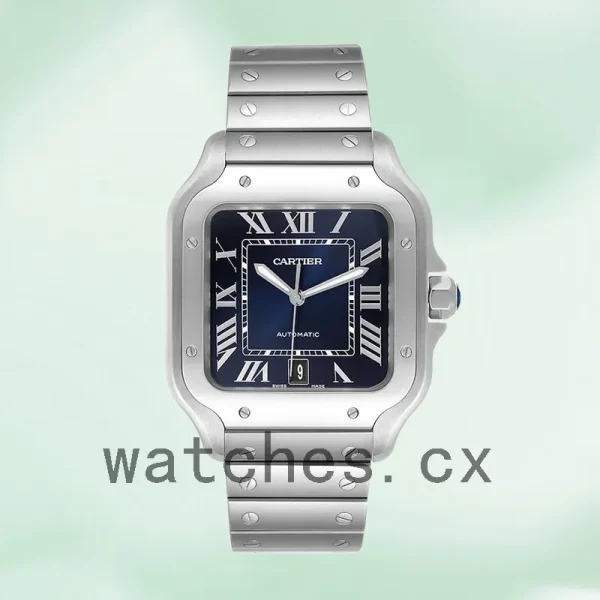 Cartier Santos WSSA0030 Men's 39mm Bracelet - Image 2