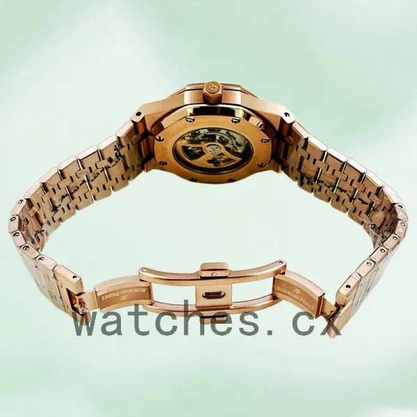 Audemars Piguet Royal Oak 15407OR.OO.1220OR.01 Men's 42mm Bracelet Black Dial - Image 4