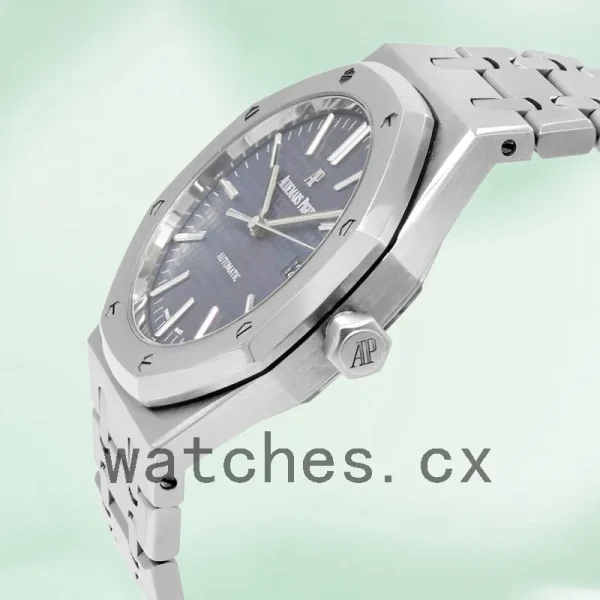 Audemars Piguet Royal Oak 15400ST.OO.1220ST.03 41mm Men's Blue Dial Bracelet - Image 3