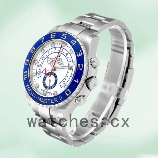 Rolex Yacht-master Ii 44mm m116680-0002 Men's Bracelet White Dial - Image 3