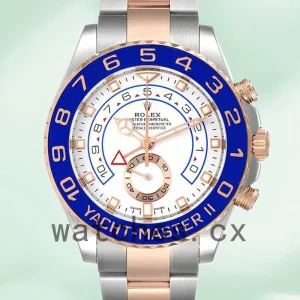 Rolex Yacht-master 44mm Men's m116681-0002 Oyster Bracelet White Dial