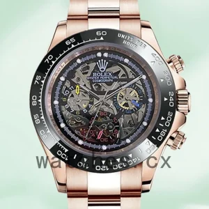 Rolex Daytona Men's Skeleton Limited Edition 40mm Oyster Bracelet Skeleton Dial