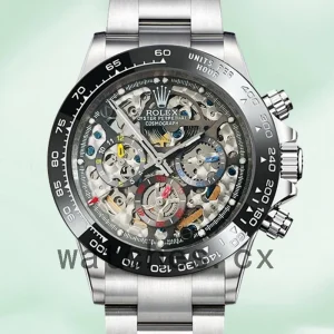 Rolex Daytona Men's 40mm Skeleton Limited Edition Silver-tone