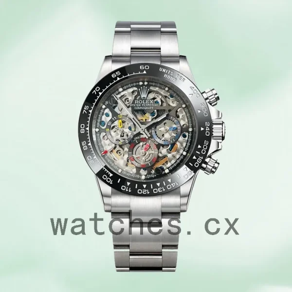Rolex Daytona Men's 40mm Skeleton Limited Edition Silver-tone - Image 2