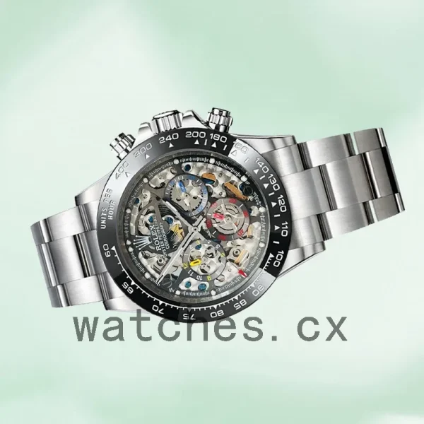 Rolex Daytona Men's 40mm Skeleton Limited Edition Silver-tone - Image 3