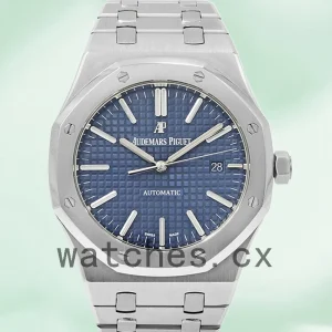 Audemars Piguet Royal Oak 15400ST.OO.1220ST.03 41mm Men's Blue Dial Bracelet